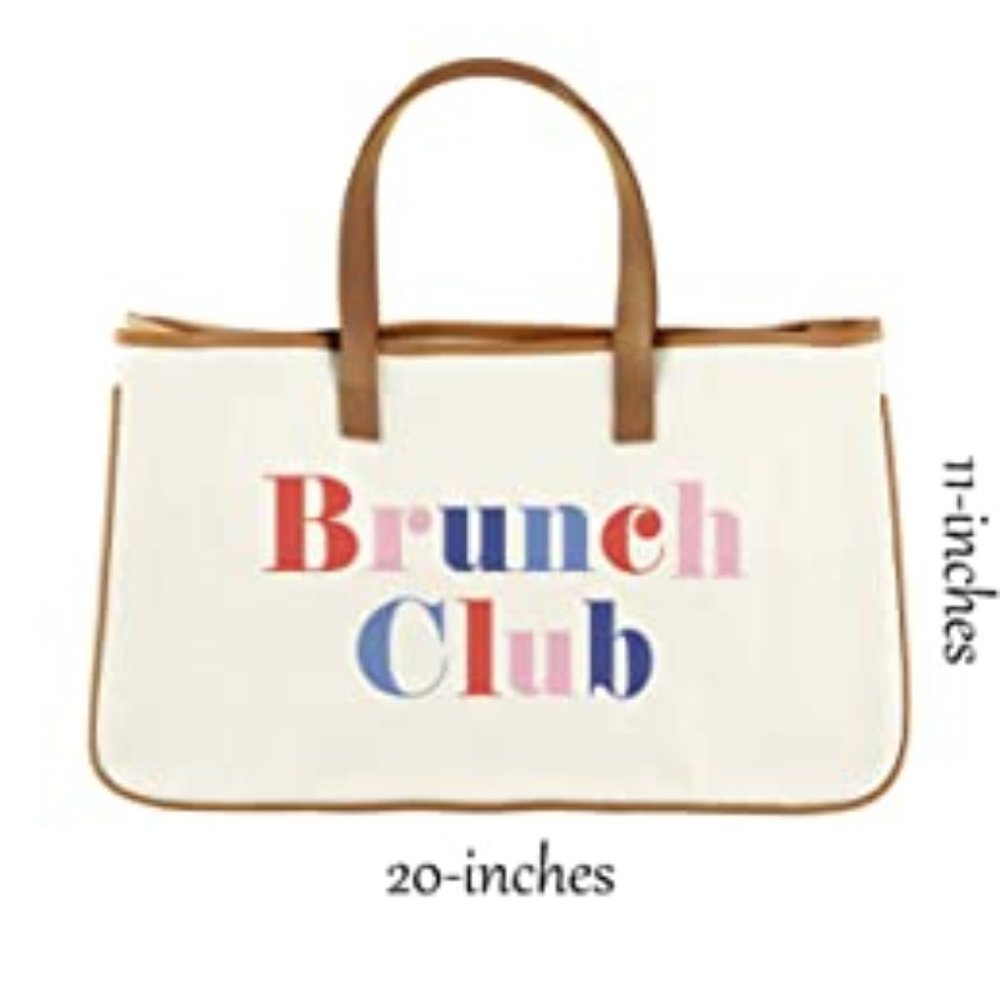 NWOT Canvas Tote - Brunch Club